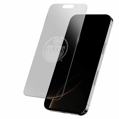 Edmonton Oilers Disappearing Logo iPhone Screen Protector