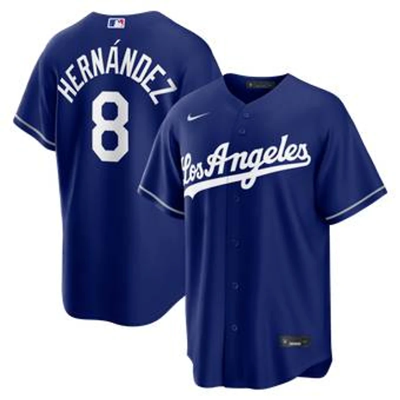 Men's Nike Enrique Hernández Royal Los Angeles Dodgers Alternate Replica Jersey