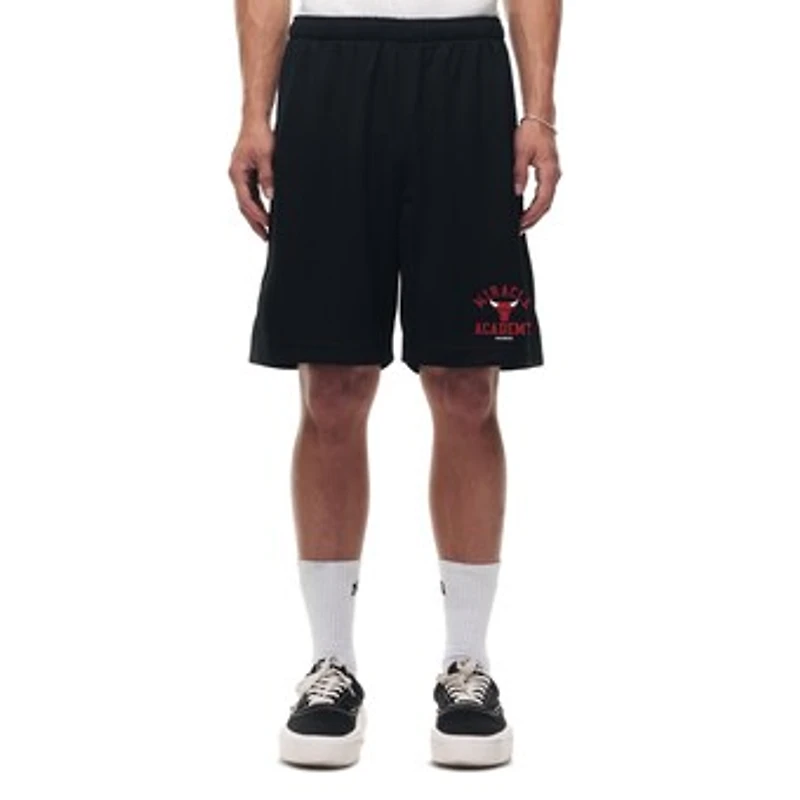 Unisex Black Chicago Bulls Miracle Academy x NBA Collection Baggy Mesh P.E. Shorts