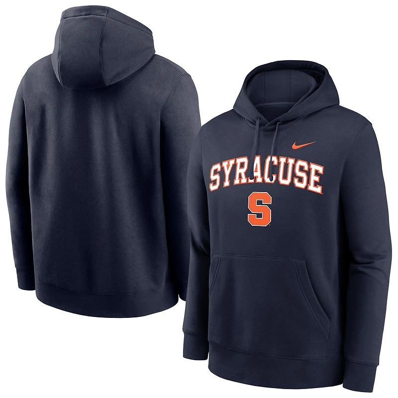 Men's Nike Navy Syracuse Orange Club Fleece Hoodie