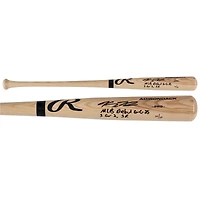 Kyle Teel Chicago White Sox Autographed Blonde Rawlings Pro Bat with Multiple Inscriptions - Limited Edition #10/10
