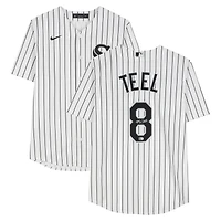 Kyle Teel Chicago White Sox Autographed White Nike Replica Jersey