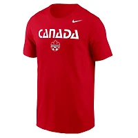 Men's Nike  Red Canada Soccer Country T-Shirt