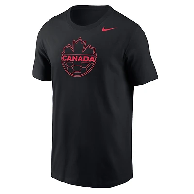 Men's Nike Black Canada Soccer Crest T-Shirt