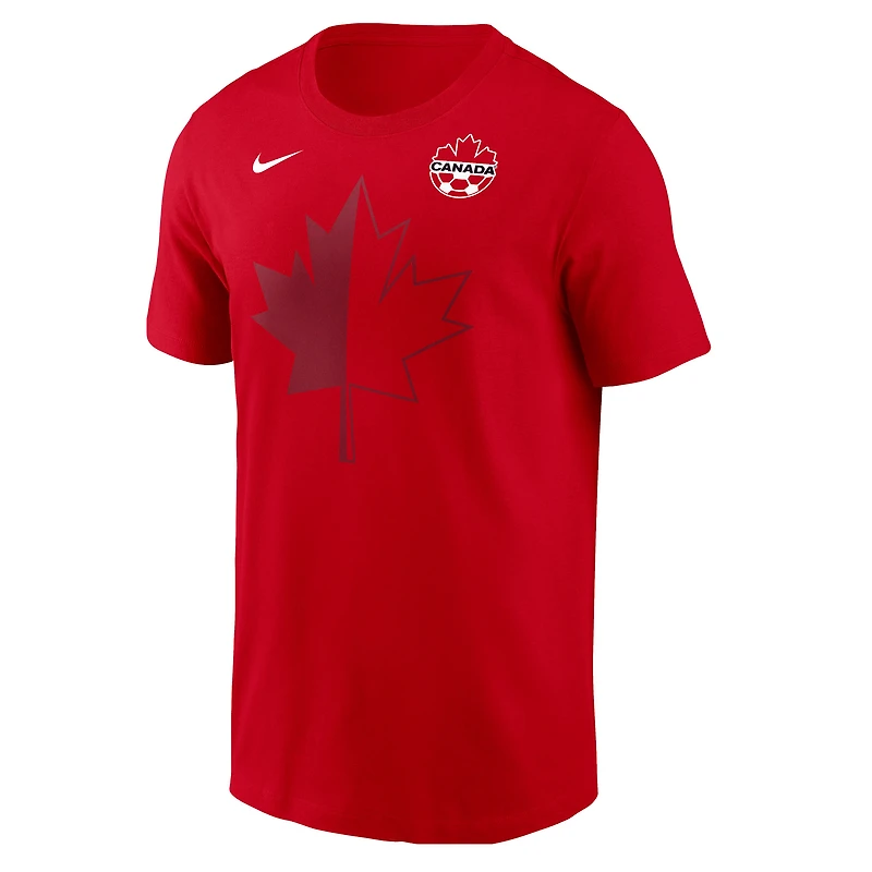 Men's Nike Red Canada Soccer Maple Leaf T-Shirt
