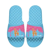 Unisex ISlide Blue Los Angeles Dodgers Ice Cream Drip Slide Sandals