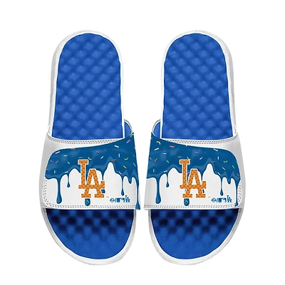 Unisex ISlide Royal/White Los Angeles Dodgers Ice Cream Drip Slide Sandals