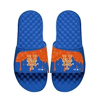 Unisex ISlide Royal New York Mets Ice Cream Drip Slide Sandals