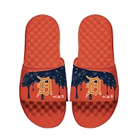 Unisex ISlide Orange Detroit Tigers Ice Cream Drip Slide Sandals