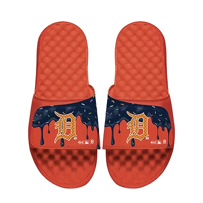 Unisex ISlide Orange Detroit Tigers Ice Cream Drip Slide Sandals