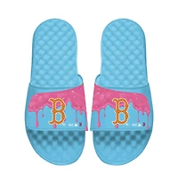 Unisex ISlide Blue Boston Red Sox Ice Cream Drip Slide Sandals