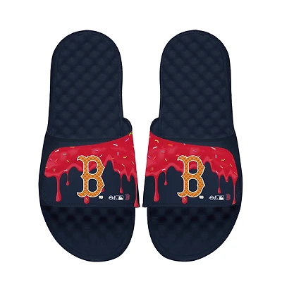 Unisex ISlide Navy Boston Red Sox Ice Cream Drip Slide Sandals