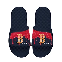 Unisex ISlide Navy Boston Red Sox Ice Cream Drip Slide Sandals