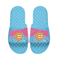 Unisex ISlide Blue Chicago Cubs Ice Cream Drip Slide Sandals