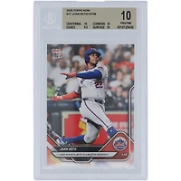 Juan Soto New York Mets 2025 Topps Now 1st Home Run with Mets Is A Majestic Moonshot #17 BGS Authenticated 10 Card - 10,10,9.5,10 Subgrades