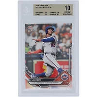 Juan Soto New York Mets 2025 Topps Now 1st Home Run with Mets Is A Majestic Moonshot #17 BGS Authenticated 10 Card - 10,10,10,9.5 Subgrades