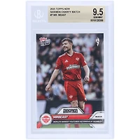 MrBeast YouTube Allstars 2025 Topps Now World's Biggest YouTuber Victorious At Wembley #7 BGS Authenticated 9.5 Card