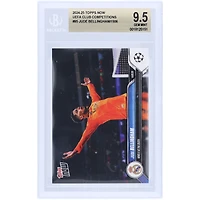 Jude Bellingham Real Madrid 2024-25 Topps Now Wins It At The Death #95 BGS Authenticated 9.5 Card