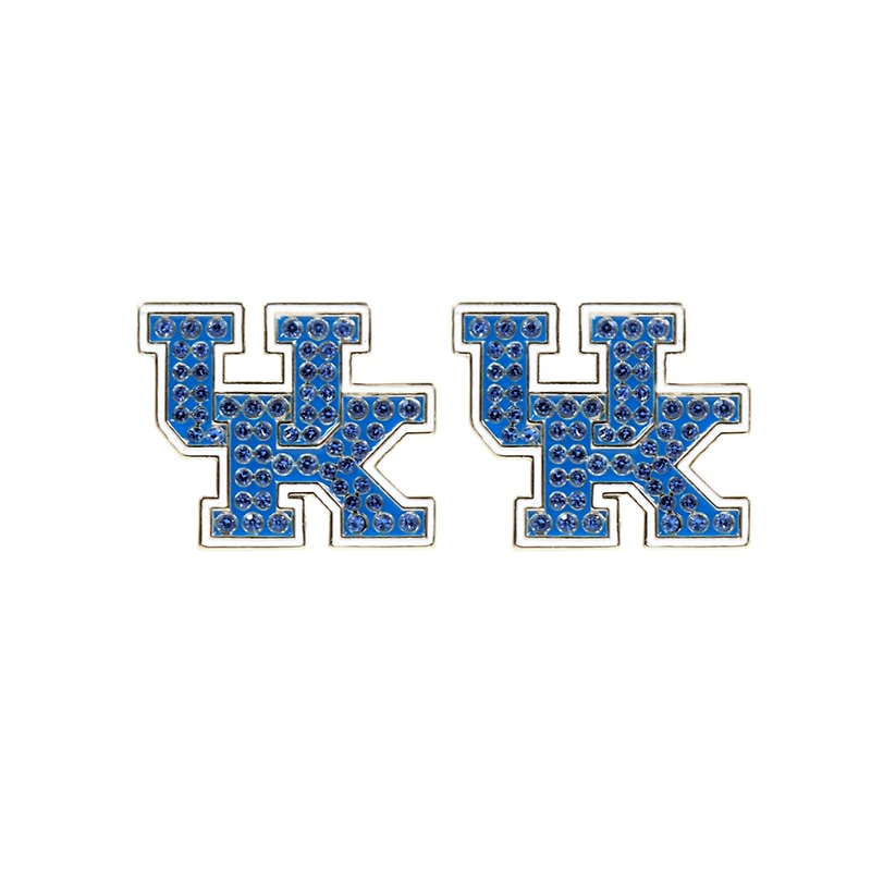 Brianna Cannon Kentucky Wildcats Pavé Logo Stud Earrings