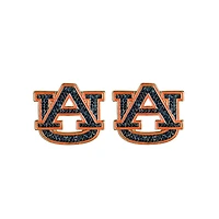 Brianna Cannon Auburn Tigers Pavé Logo Stud Earrings