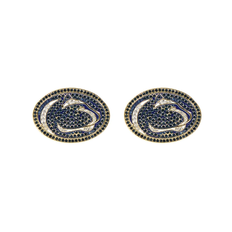 Brianna Cannon Penn State Nittany Lions Pavé Logo Stud Earrings