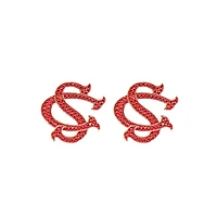 Brianna Cannon South Carolina Gamecocks Pavé Logo Stud Earrings
