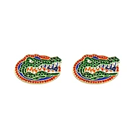 Brianna Cannon Florida Gators Pavé Logo Stud Earrings