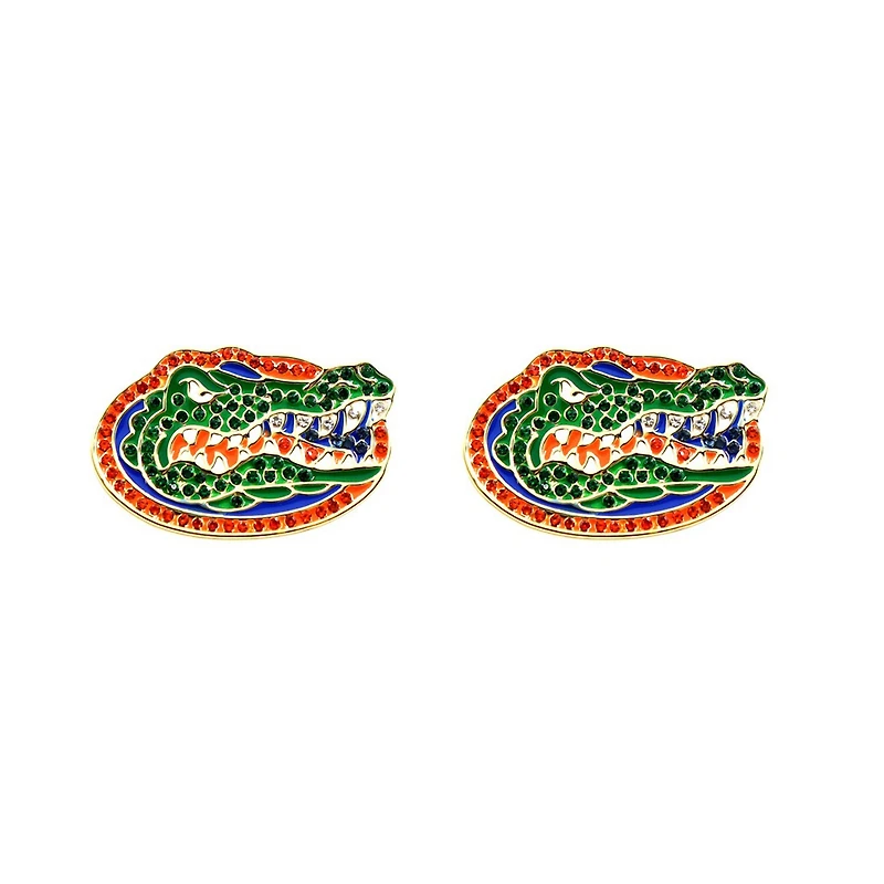 Brianna Cannon Florida Gators Pavé Logo Stud Earrings