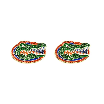 Brianna Cannon Florida Gators Pavé Logo Stud Earrings