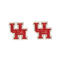 Brianna Cannon Houston Cougars Pavé Logo Stud Earrings