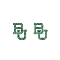 Brianna Cannon Baylor Bears Pavé Logo Stud Earrings