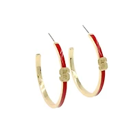 Brianna Cannon NC State Wolfpack Logo Hoop Earrings