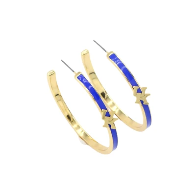 Brianna Cannon Kentucky Wildcats Logo Hoop Earrings