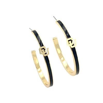 Brianna Cannon Colorado Buffaloes Logo Hoop Earrings