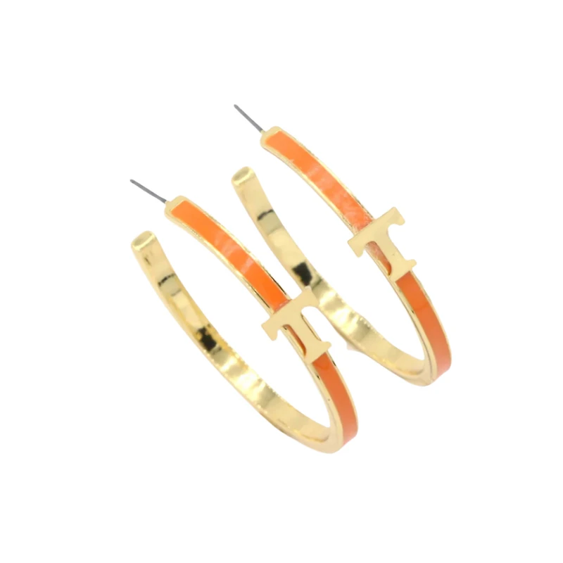 Brianna Cannon Tennessee Volunteers Logo Hoop Earrings