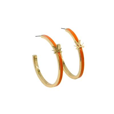 Brianna Cannon Virginia Cavaliers Logo Hoop Earrings