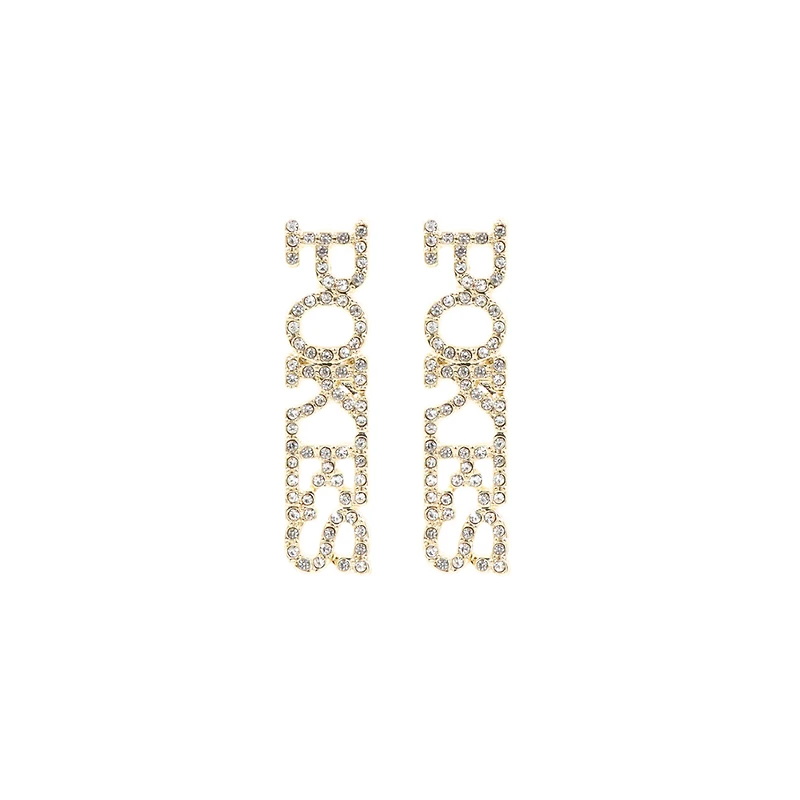 Brianna Cannon Oklahoma State Cowboys Pokes Pavé Rhinestone Studs