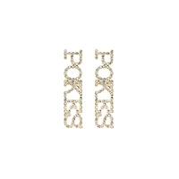 Brianna Cannon Oklahoma State Cowboys Pokes Pavé Rhinestone Studs