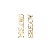 Brianna Cannon Texas A&M Aggies Gig'em Aggies Pavé Rhinestone Studs