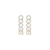 Brianna Cannon Houston Cougars Coogs Pavé Rhinestone Studs