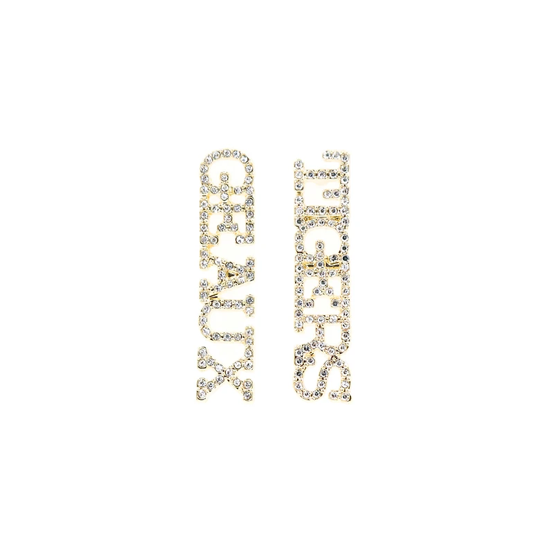 Brianna Cannon LSU Tigers Geaux Tigers Pavé Rhinestone Studs
