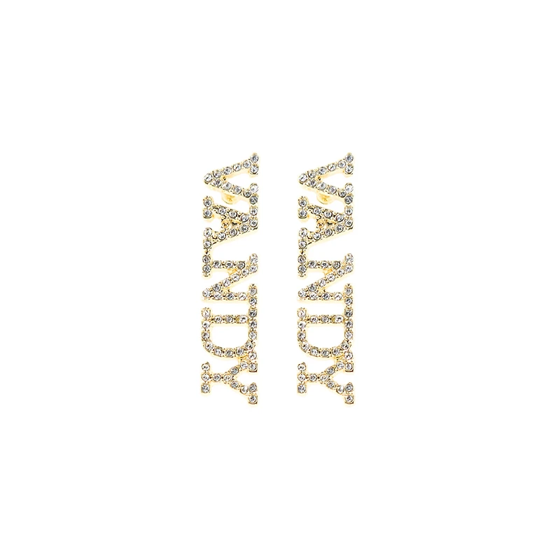 Brianna Cannon Vanderbilt Commodores Pavé Rhinestone Studs