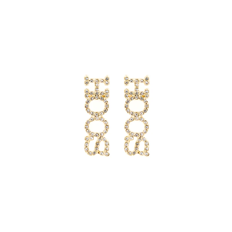 Brianna Cannon Virginia Cavaliers Hoos Pavé Rhinestone Studs