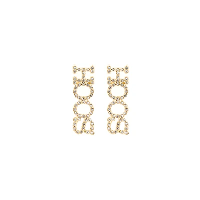 Brianna Cannon Virginia Cavaliers Hoos Pavé Rhinestone Studs