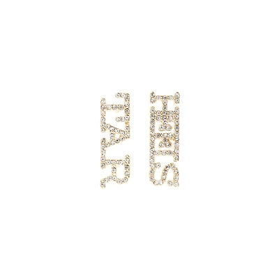 Brianna Cannon North Carolina Tar Heels Pavé Rhinestone Studs