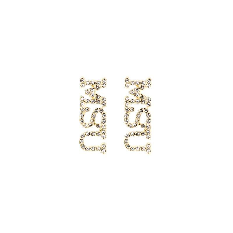 Brianna Cannon Michigan State Spartans Pavé Rhinestone Studs