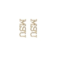 Brianna Cannon Michigan State Spartans Pavé Rhinestone Studs