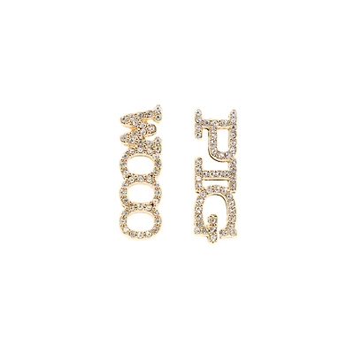 Brianna Cannon Arkansas Razorbacks Wooo Pig Pavé Rhinestone Studs