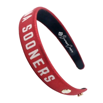 Brianna Cannon Oklahoma Sooners Thin Embroidered Headband