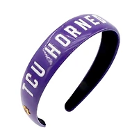 Brianna Cannon TCU Horned Frogs Thin Embroidered Headband
